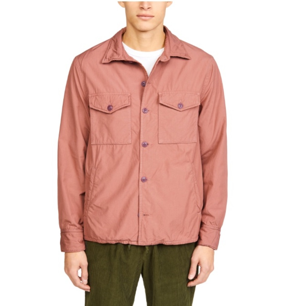 Save Khaki United Fleece Lined Shirt Jacket In Nutmeg
